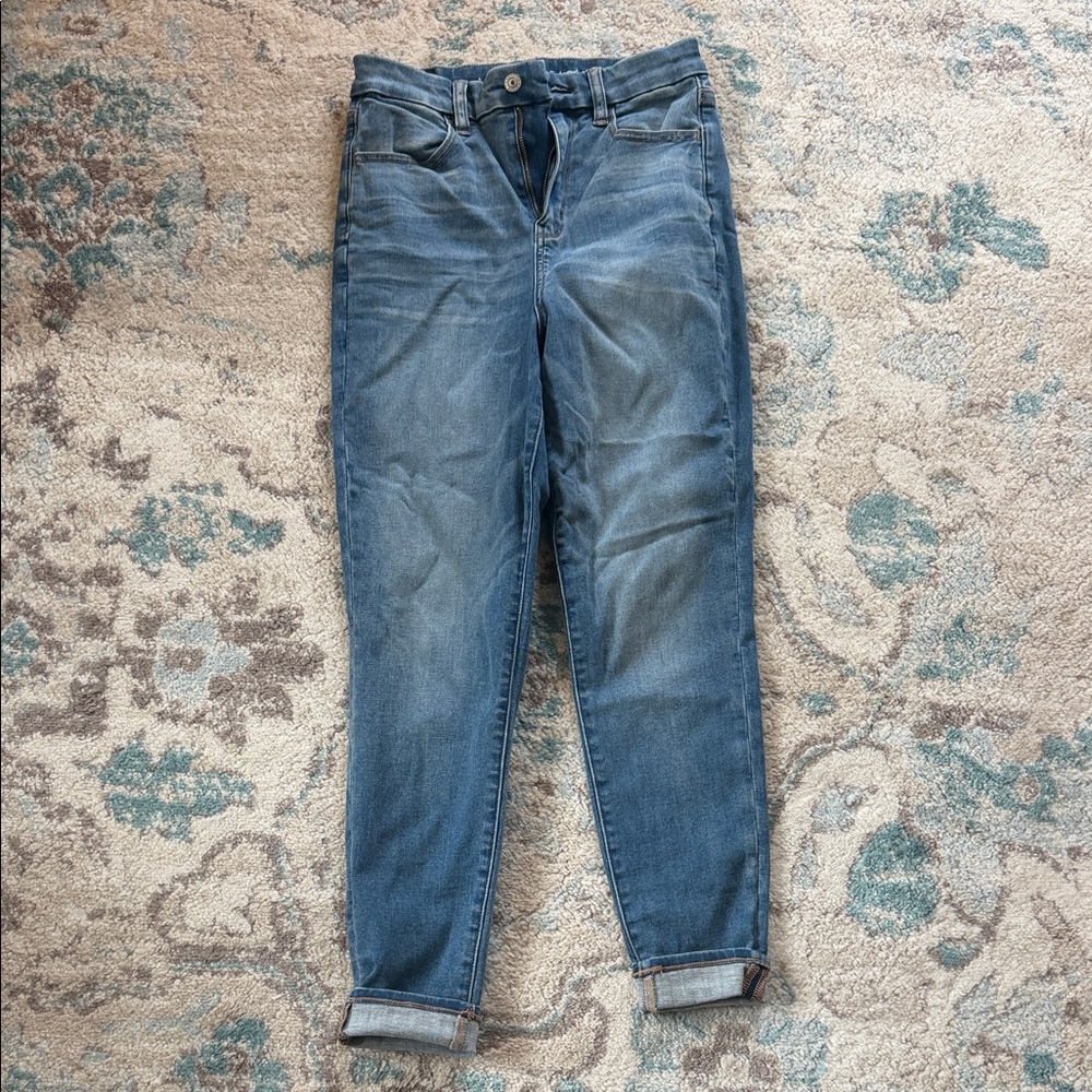 American Eagle Outfitters Medium Blue high waisted Jeggings